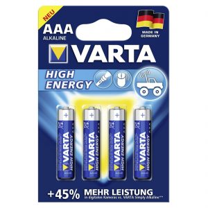 1,5 Volt-Batterien im 4er-Set